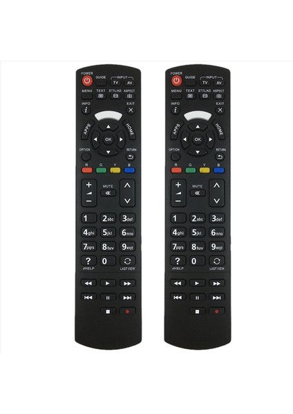 2x Panasonic Viera Hd LED Plazma Tv Netflix Home Audio Uzaktan Kumandası N2QAYB001008 Fernbedıenung (Yurt Dışından)