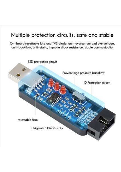 2x Waveshare Endüstriyel Sınıf USB - Ttl Dönüştürücü CH343G Seri Port Dönüşüm Modülü Desteği 5V/3 3V (Yurt Dışından) indirimleri