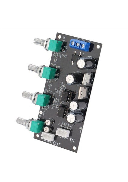 2x NE5532 Amplifikatör Tonu Preamp Tahtası Tiz Bas Orta Terjek Hacim Tonu Kontrol Ayarı Ön Amplifikatör Sabit Sürüm (Yurt Dışından) modelleri