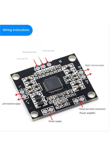 5pcs PAM8610 Modül Dijital 2X15W Ses Güç Amplifikatör Kart DC7-15V Çift Kanallı Stereo Ses Amplifikatör Modülleri (Yurt Dışından) modelleri
