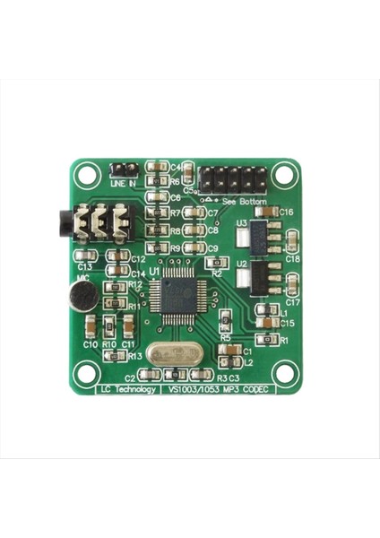 VS1003 Module Mp3 Oynatma Ses Kod Çözmesi Yerleşik Mikrofon Çok Işlevli Kolaylık Modülü (Yurt Dışından)