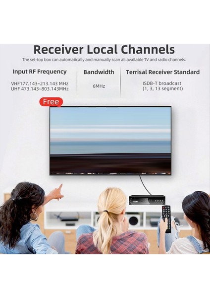 Isdb-T 1080P Hd Set Üst Kutu Karasal Dijital Video Brezilya/şili Için Kablo ile Tv Alıcı (Yurt Dışından) modelleri