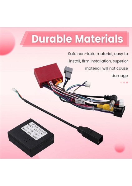 Mazda Cx-7 Cx-9 Cx7 Cx9 Android Stereo Için 16PIN Kablo Demeti Canbus Kod Çözücü Kutusu Adaptörü (Yurt Dışından) indirimleri