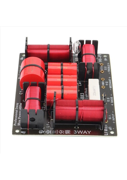 2x 400W 3 Yolu Crossover Bölücü Hifi Tweeter Alto Woofer Hoparlör Crossover 1250H/5000Hz Yüksek Perdeli Korumalı (Yurt Dışından) fırsatları