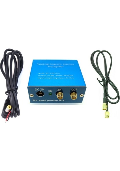 Manyetik Anten Amplifikatör Taşınabilir Döngü Anten Amplifikatörü Hf ve Vhf Için 10KHZ Ila 300MHZ Düşük Kayıplı Geniş Bant (Yurt Dışından) fırsatları