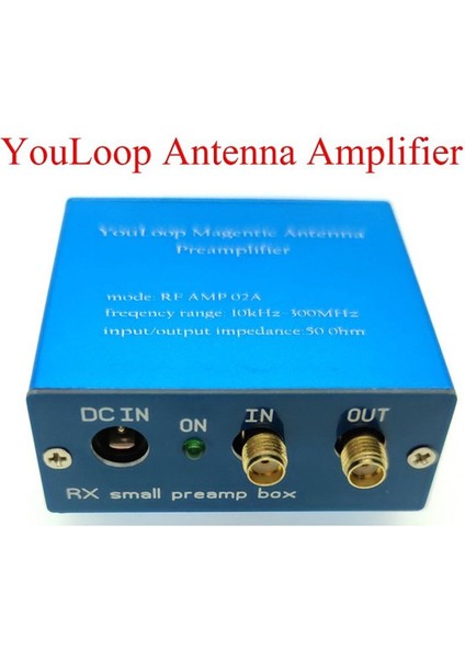 Manyetik Anten Amplifikatör Taşınabilir Döngü Anten Amplifikatörü Hf ve Vhf Için 10KHZ Ila 300MHZ Düşük Kayıplı Geniş Bant (Yurt Dışından) indirimleri