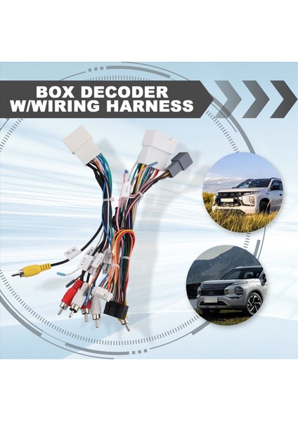 Mitsubishi Pajero Sport Triton Asx Için RP5-MT-002 Canbus Box Kododer W/kablo Demeti Güç Kablosu (Yurt Dışından) indirimleri