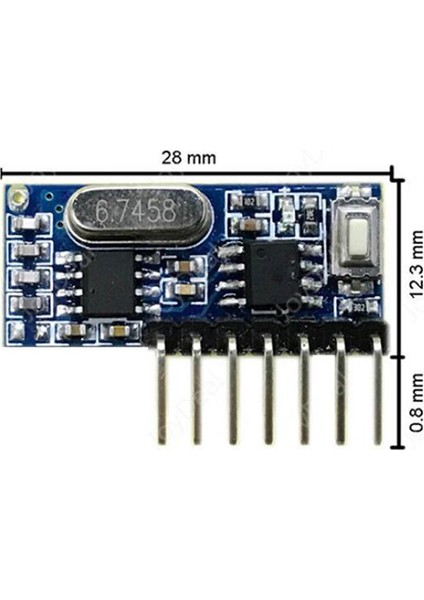 10PCS 433MHZ Rf Alıcı Öğrenme Kodu Kod Çözücü Modülü 433 Mhz Kablosuz Kablosuz Kablosuz 4 Kanal Çıkışı Kodlama (Yurt Dışından) indirimleri