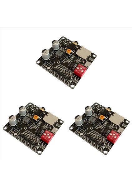 3x DY-HV20T Ses Oynatma Modülü 12V/24V Güç Kaynağı 10W/20W Amplifikatör Desteği Mikro Sd Kart Mp3 Müzik Çalar (Yurt Dışından) fiyatları