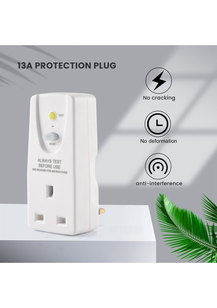 Ingiltere Fiş 13A Gfcı Sızıntı Koruma Tapı Rcd Soketi Ana Devre Kesici Kesme Güç Gezi Anahtarı- Ingiltere Fiş (Yurt Dışından) modelleri