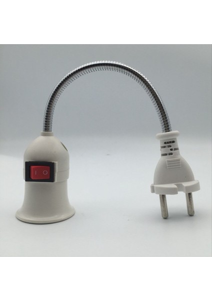 E27 Abd Fiş Lambası Taban Dönüşüm LED Işık Duvar Esnek Lamba Tutucu Dönüştürücü Anahtar LED Kafa Ampul Soketi (Yurt Dışından) fiyatları