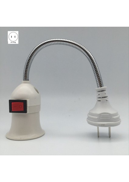 E27 Abd Fiş Lambası Taban Dönüşüm LED Işık Duvar Esnek Lamba Tutucu Dönüştürücü Anahtar LED Kafa Ampul Soketi (Yurt Dışından) fırsatları