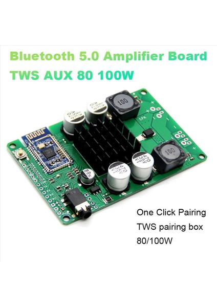 2x Bluetooth 5 0 Amplifikatör Kartı Tws Aux 80/100W Seri Port Değiştirilecek Mono Stereo Modül Stereo Ampificador (Yurt Dışından) fırsatları