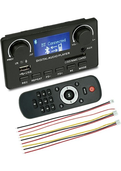 LCD Ekran Bluetooth 5 0 Mp3 Decoder Board Desteği Handfree Kayıt Fm Dc 12V Mp3 Wma Wav Maymun Flac Ses Oynatı (Yurt Dışından) modelleri