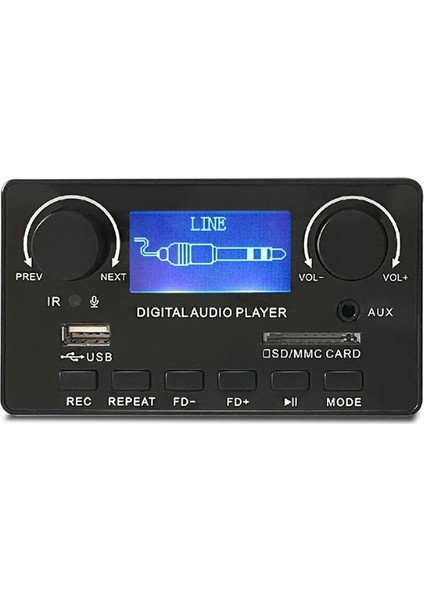 LCD Ekran Bluetooth 5 0 Mp3 Decoder Board Desteği Handfree Kayıt Fm Dc 12V Mp3 Wma Wav Maymun Flac Ses Oynatı (Yurt Dışından) fırsatları