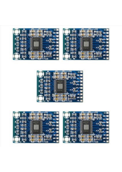 5x TPA3116D2 Mını Dijital Güç Ses Stereo Amplifikatör Kart Çift Kanallı 50W Sınıf D Dc 12-24V Amplı Amp Amplıfy Module (Yurt Dışından)