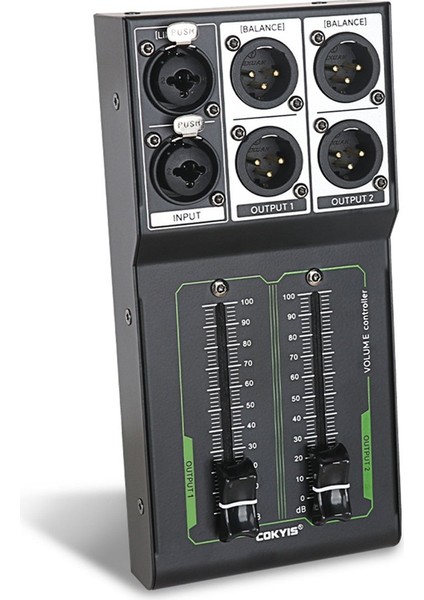 Cokyis Pasif Hacim Denetleyicisi 1 In 2 Out Gürültü Girişi ve Çıkış Ses Kalitesi Kayıpsız Karıştırıcı Hacim Ayarlama Denetleyicisi (Yurt Dışından) modelleri