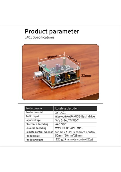 LA01 Tahribatsız Hıfı5 1 Bluetooth USB Flash Drive Kod Çözme Point Player Ses Alıcı Alıcı Ses Amplifikatör Kartı 1 Pcs (Yurt Dışından) fiyatları