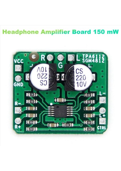 2x Kulaklık Amplifikatör Kartı 150 Mw Ses Diferansiyel Dengeli TPA6112 &amp SGM4812 Hıfı Amp Modülü Hoparlör Modülü (Yurt Dışından) modelleri