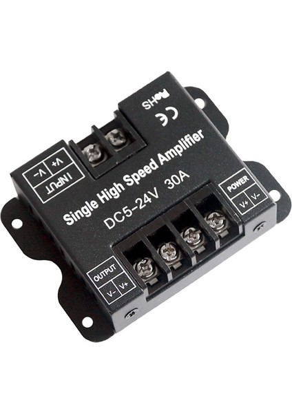 LED Şerit Amplifikatör 30A DC5V -24V Tek Renkli LED Strip Güç Tekrarlayıcı Denetleyicisi Için Tek Yüksek Hızlı Amplifikatör (Yurt Dışından) fırsatları
