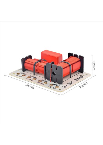 4pcs 150W 3 Yolu Ses Hoparlör Crossover Treble + Orta Kademe + Bas Crossover Hoparlörler Filtre Frekans Bölücü 1000 5000Hz (Yurt Dışından) fırsatları