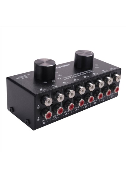 Switcher 6 2&#39 De Veya 6 Out Hoparlör Anahtarlayıcı Stereo Ses Kaynak Sinyal Seçimi Değiştirici Arayüz Rca Tasarım Manuel Anahtarını Alın (Yurt Dışından) fırsatları