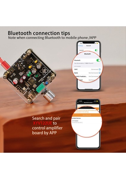 LA01 Tahribatsız Hıfı5 1 Bluetooth USB Flash Drive Kod Çözme Point Player Ses Alıcı Alıcı Ses Amplifikatör Kartı 1set (Yurt Dışından) modelleri