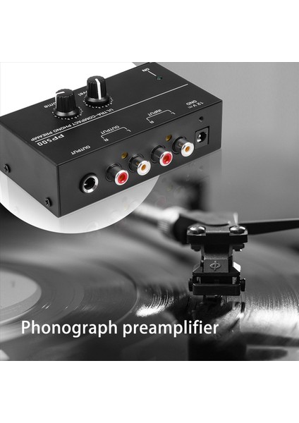 2x Ultra Kompakt Fono Preamp PP500 ile Bas Tiz Denge Hacmi Ayarı Ön-Ampto Preamp Preampfificador Abd Fişi (Yurt Dışından) fırsatları