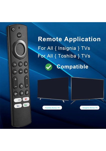 2 Paket Değiştirme Insignia Tv ve Toshiba Akıllı Tv Hisense Smart Tv Amz Omni Tv Ns-Rcfna-21 (Yurt Dışından) fiyatları