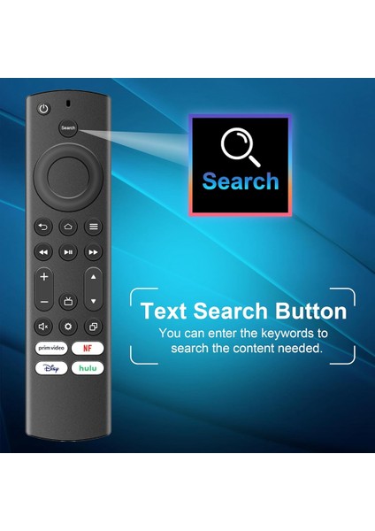 2 Paket Değiştirme Insignia Tv ve Toshiba Akıllı Tv Hisense Smart Tv Amz Omni Tv Ns-Rcfna-21 (Yurt Dışından) modelleri