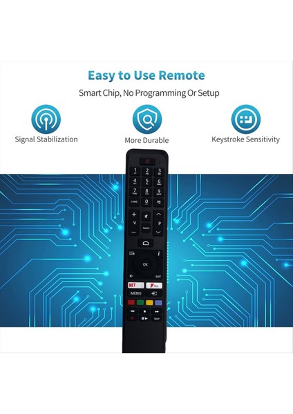 CT-8555 Toshiba Için Uzaktan Kumandayı Değiştir 58UA2B63DB 55UA3A63DG 65UA4B63DA Akıllı Tv Uzaktan Kumandası (Yurt Dışından) indirimleri