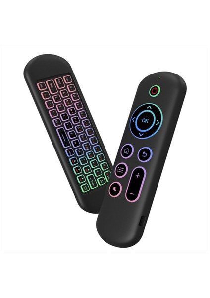 Mini Bluetooth 5 0 Klavye 2 4g Kablosuz Hava Fare Arka Işığı Sesli Bilgisayar Dizüstü Bilgisayar Android Tv Kutusu (Yurt Dışından) indirimleri