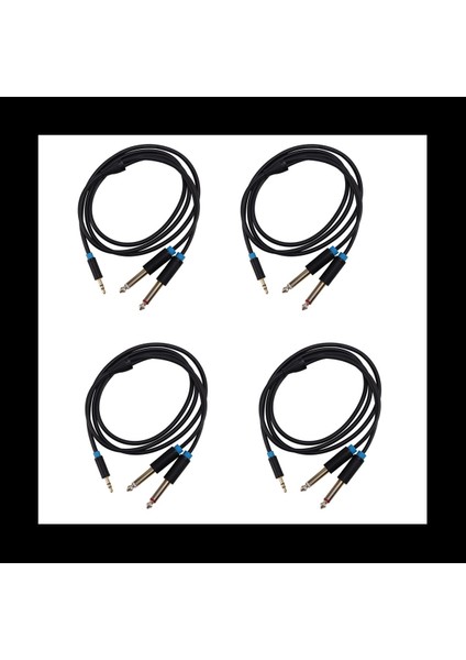 4x Vention Jack 3 5mm Ila 6 35 Mikser Amplifikatör Hoparlör Için Ses Kablosu Altın Kaplama 6 5mm 3 5 Jack Erkek Ayırtıcı (Yurt Dışından)