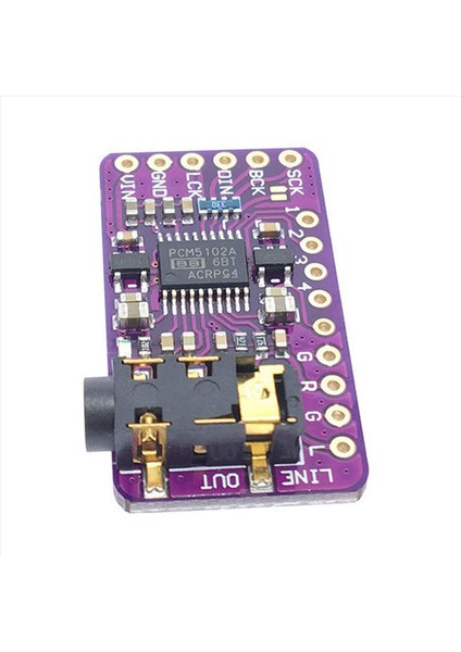 4x PCM5102 I2S Iıs Dijital Audio Dac Decoder Modülü Stereo Dac Raspberry Pi Için Dijital-Analog Dönüştürücü Ses Modülü (Yurt Dışından) modelleri