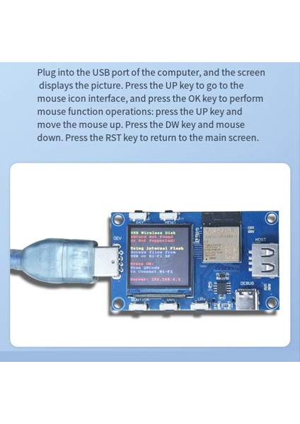 ESP32S3 USB Otg Değerlendirme Test Kurulu Wi-Fi ve Ble5 0 Kablosuz Işlevsellik Geliştirme Kurulu Modülünü (Yurt Dışından) fiyatları