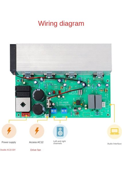 TDA7294 Pro Amplifikatör Kart 2 0 Kanal 150W Hava Soğutmalı Hıfı Yüksek Güçlü Ses Amplifikatör Kartı (Yurt Dışından) fiyatları