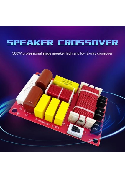 2 Way Ses Hoparlör Crossover Profesyonel Tiz Bas Ev Hoparlör Refit Tahtası Profesyonel Sahne Hoparlör Parçaları (Yurt Dışından) fırsatları
