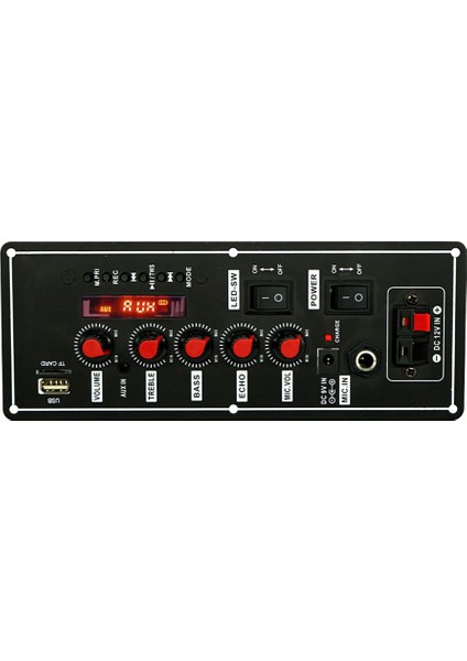 20W Bluetooth Audio Decoder Amplifikatör Kartı 7 4V Mp3 Mp3 Subwoofer Mikrofon Amp Araç Müziği Kayıpsız Ağır Bas Ses (Yurt Dışından)