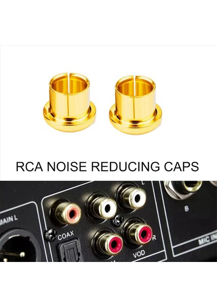 24PCS Altın Kaplama Rca Koruma Kapağı Tapa Kısa Devre Soketi Fono Konektörü Koruma Tapası Soket Koruma Kapağı (Yurt Dışından) fırsatları