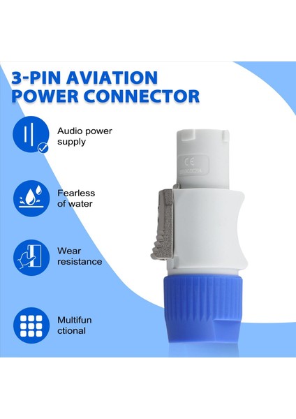 10PCS 3 Pin Erkek Powercon Konektörü Sinyal Giriş Jakı Işın Işığı Işığı Güç Çıkışı (Yurt Dışından) indirimleri