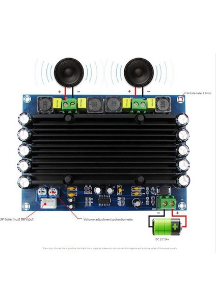 XH-M546 Önceden Set Ön Aşaması TPA3116D2 Çift Kanallı 2X150W Dahili Ses Ultra Yüksek Güçlü Dijital Amplifikatör Kartı (Yurt Dışından) fiyatları