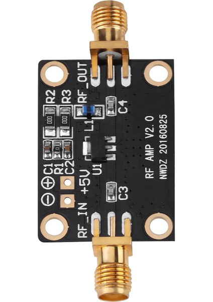 5V 20 Db Rf Geniş Bant Düşük Gürültü Amplifikatör Modülü 0 05-6g Yüksek Doğrusallık Yüksek Kazanç Lna Darlington Amp Kurulu Rf Fm Hf Vhf (Yurt Dışından) fiyatları