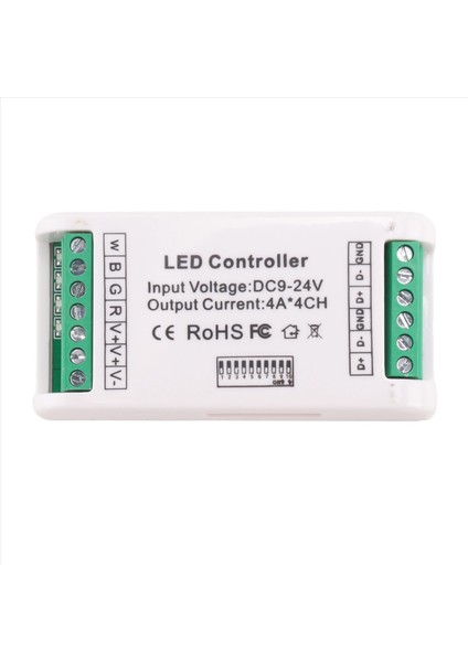 5x Mini 4 Kanal Dmx Rgbw Kötü 16A Rgb Rgbw Şerit Denetleyicisi Dmx 512 LED Şerit Işıkları Için Dimmer Sürücü DC9-24V (Yurt Dışından) indirimleri