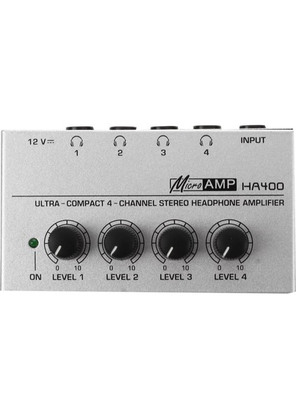 HA400 4 Kanal Ultra Kompakslı Kulaklık Ses Stereo Amp Mıcroamp Amplifikatörü (Yurt Dışından)