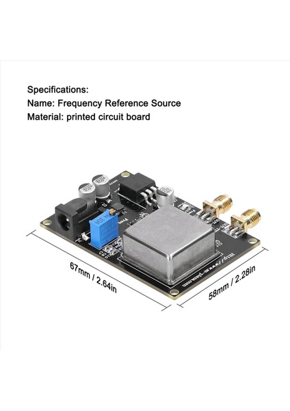 3x OCXO-10MHZ Frekans Referans Modülü Frekans Referans Kaynağı Ses Kod Çözücü Frekans Ölçer Için Düşük Faz Gürültü (Yurt Dışından) fiyatları