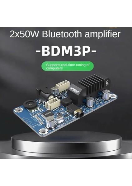 TPA3116 Dsp Bluetooth 5 0 Stereo Güç Amplifikatörü 2X50W 3 5mm Giriş Dsp Tuning DC12V-24V (Yurt Dışından) fırsatları