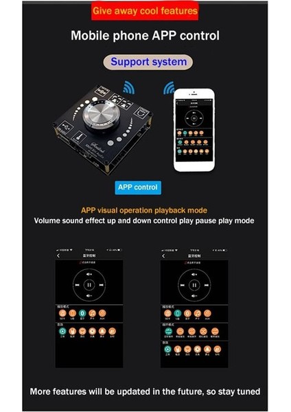 XY-AP100H 100WX2 Bt5 0 Dijital Amplifikatör Kartı TPA3116D2 100W+100W Sol Sağ Iki Kanallı Hıfı 2 0 Stereo Ses Modülü (Yurt Dışından) modelleri