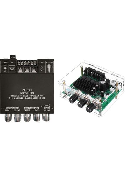 TPA3116D2 ZK-TB21 TPA3116D2 Bluetooth 5 0 Subwoofer Amplifikatör Kartı ile Dijital Ses Amplifikatör Kartı Çift Kanal (Yurt Dışından)