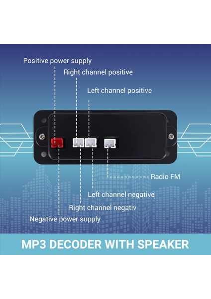 Bluetooth 5 0 Mp3 Decoder Kart Modülü 2 x 3W Hoparlör Arabası Fm Radyo Modülü 5V Destek Kayıt Çağrısı Handfree Fonksiyon (Yurt Dışından) fırsatları