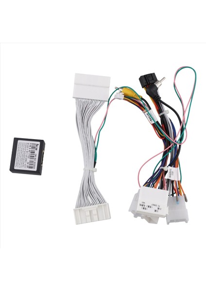 2 Dın Gps Radyo Canbus Kutusu Kod Çözücü W/16 Güç Kablo Dairesi Kablo Kablosu Toyota Corolla Camry Avalon Rav4 Hilux Için Ft-Rz-02 (Yurt Dışından)